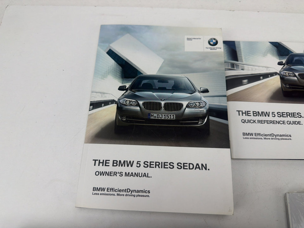 2011-2013 BMW 550i xDrive F10 Owner's Manual Kit OEM