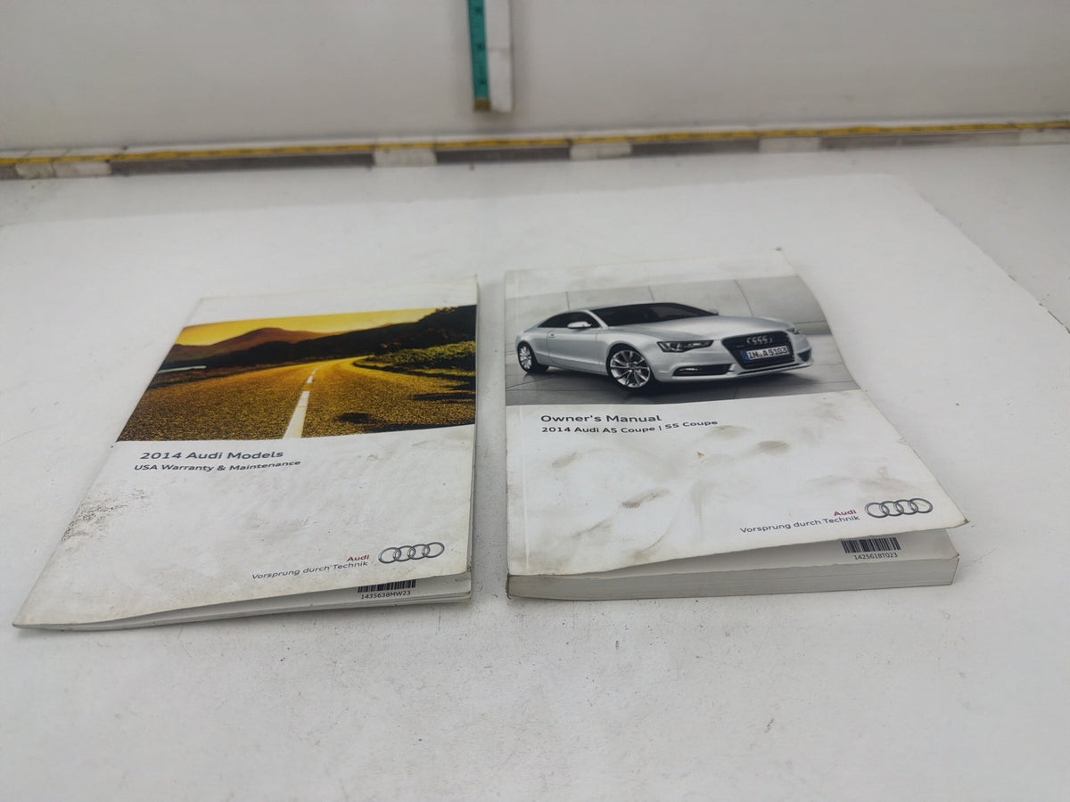 2014 Audi A5 S5 Coupe Owners Manual Portfolio User Guide OEM