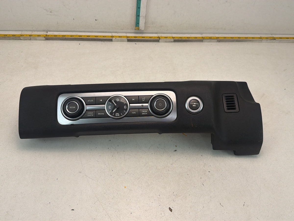 2012-2013 Land Rover Range Rover Sport Trim Panel Audio Control Clock Switch OEM