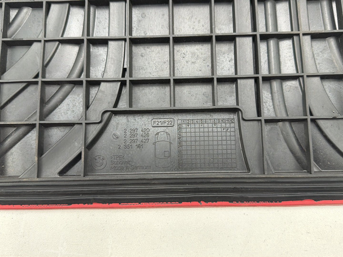 2014-2016 BMW 228i F22-All Weather Floor Mat Full Set 2210208 OEM
