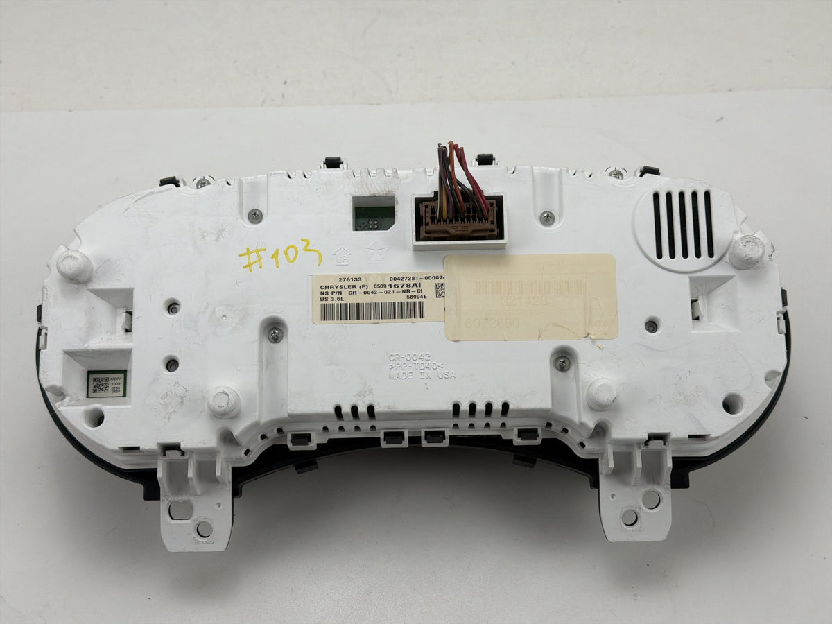 2014 Jeep Grand Cherokee Dash Speedometer Instrument Cluster 05091678AI OEM