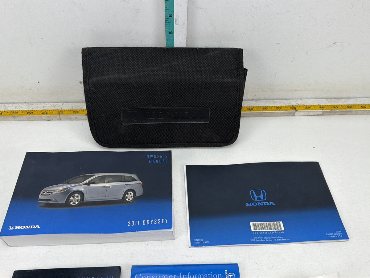 2011 Honda Odyssey Owners Manual Set w/ Case Technology Reference Guide OEM