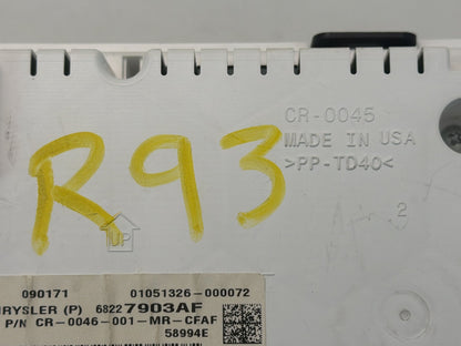 2017-2019 Chrysler Pacifica Speedometer Instrument Gauge Cluster 68227903AF OEM