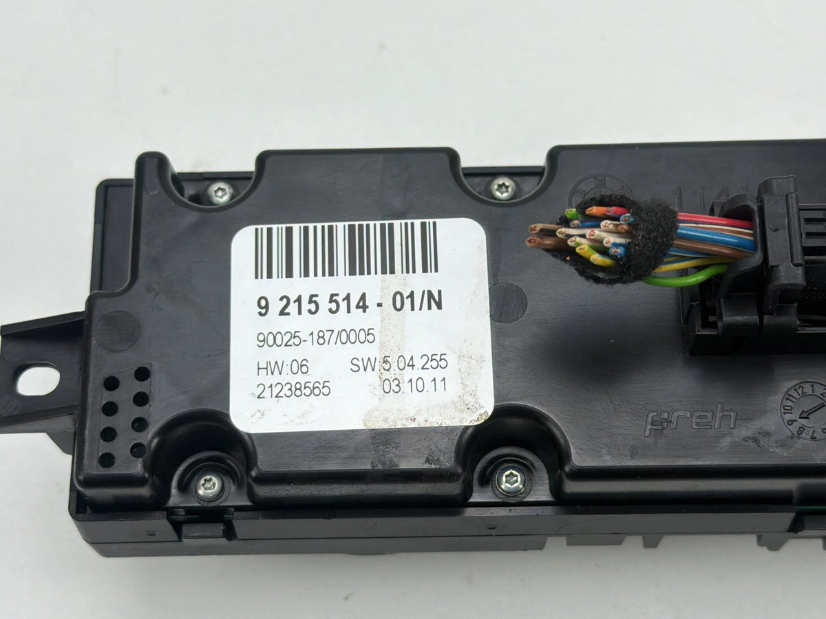 2010-2013 BMW X5 Front Dash Climate Control Temperature Switch Panel 9215514 OEM