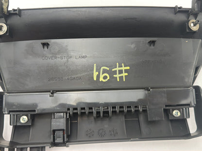 2014-2020 Infiniti Q50 V37 High Mounted Stop Lamp Cover Trim 26598-4GA0A OEM