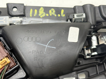 2012-2018 Audi A7 Quattro Rear Left Interior Door Handle w/ Tweeter Speaker OEM