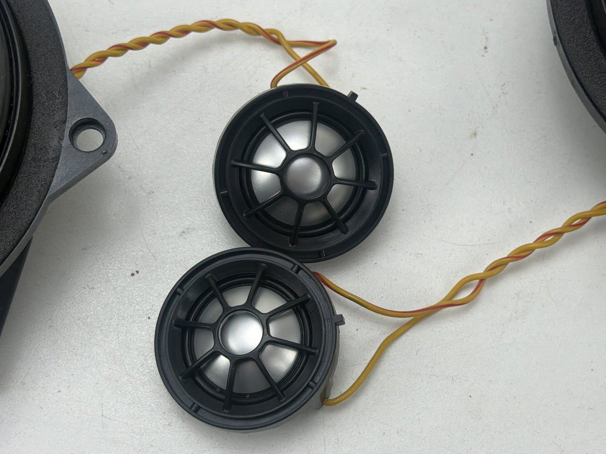 2011-2013 BMW 550i xDrive F10 Rear Left Right Door Speakers Tweeters Set OEM