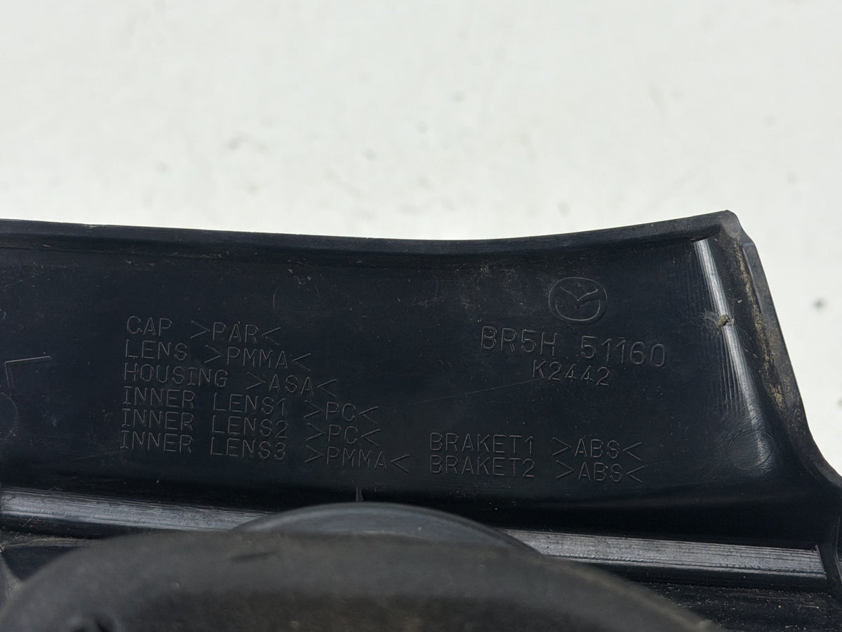 2007-2008 Mazda 3 Rear Left Driver Tail Light BR5H-51160 OEM