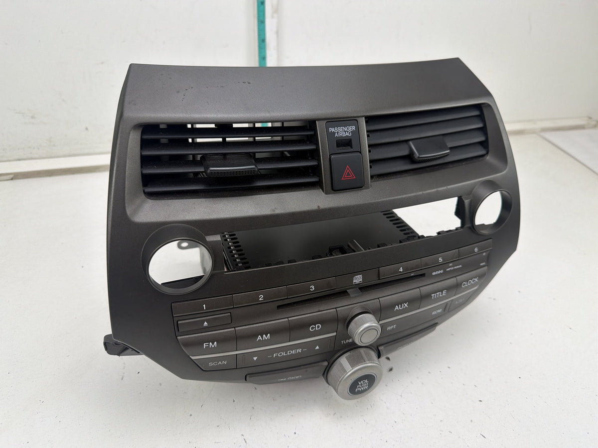 2008-2011 Honda Accord Dash AM FM MP3 Single CD Receiver 39100-TA0-A01 OEM