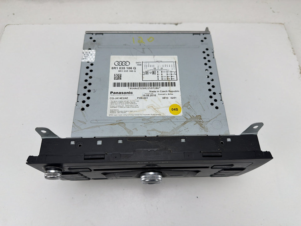 2013-2017 Audi Q5 8R Radio Receiver Concert AM FM CD Player 8R1 035 186 Q OEM