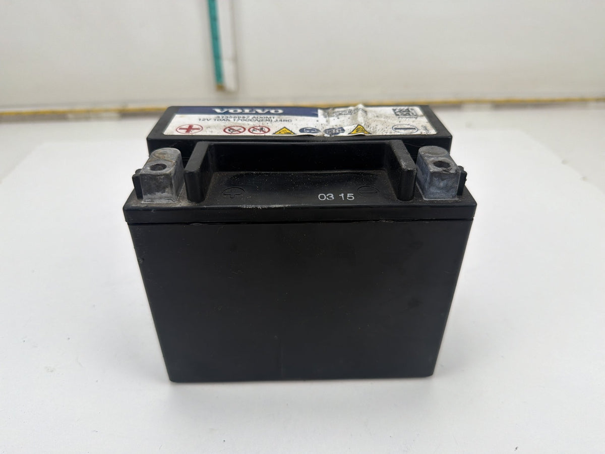 2015 Volvo S60 Auxiliary Start Stop Battery 31358957 OEM