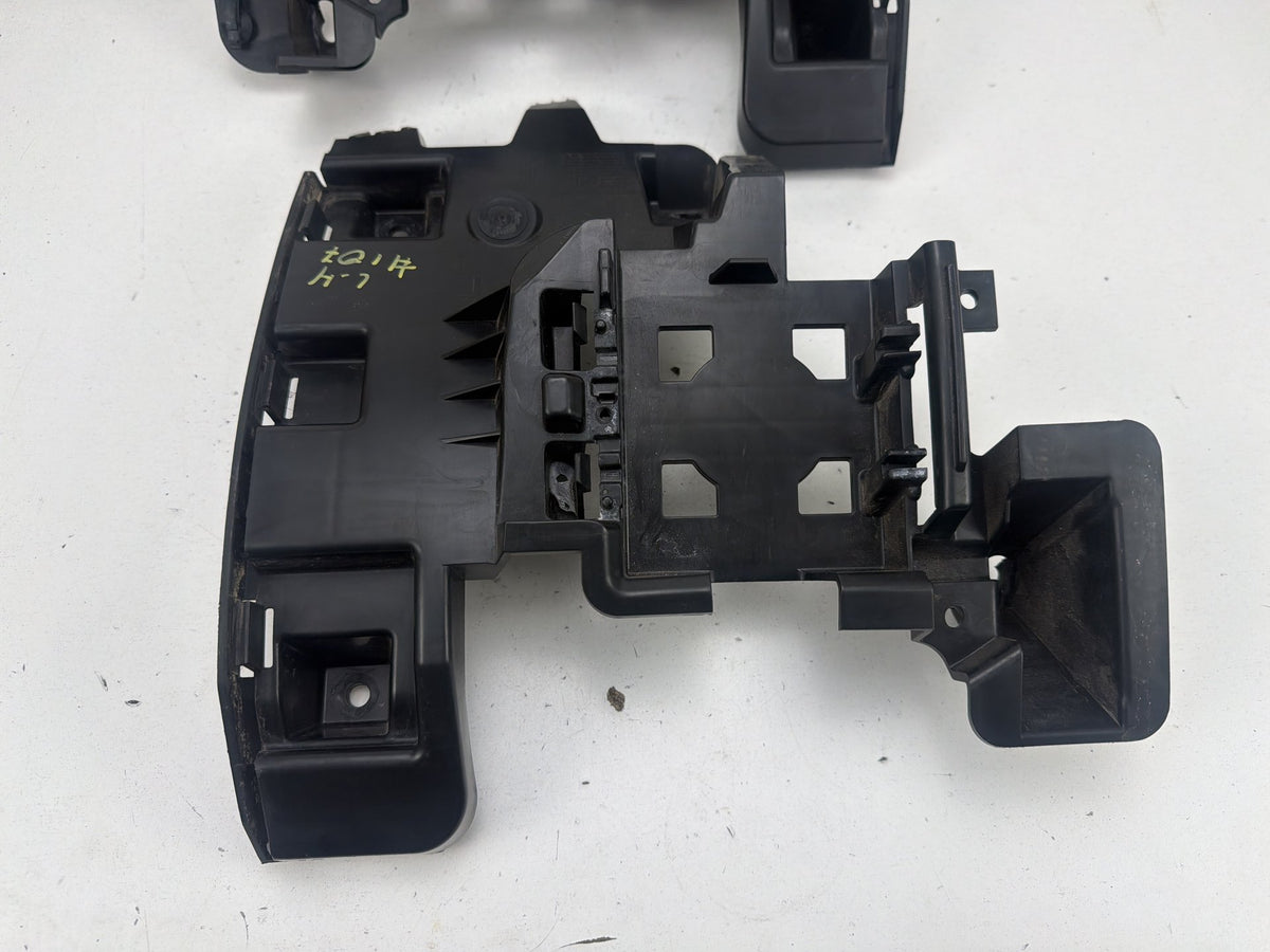 2014-2018 Volvo S60 Rear Bumper Side Mount Support Guide Bracket Pair OEM