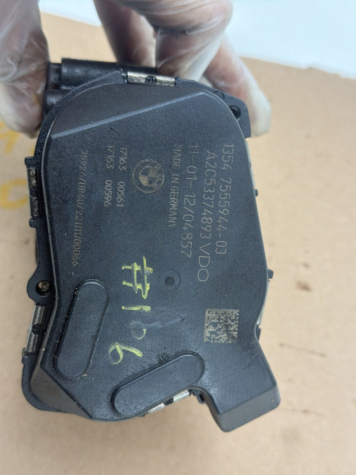 2011-2016 BMW 550i xDrive 4.4L Engine Throttle Body 7555944 OEM