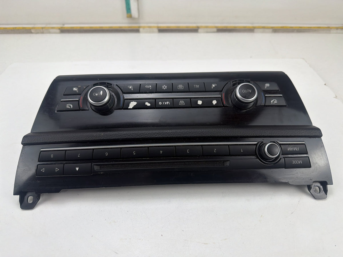 2011-2016 BMW 550i xDrive Center AC Climate Heater Media Radio Control Panel OEM