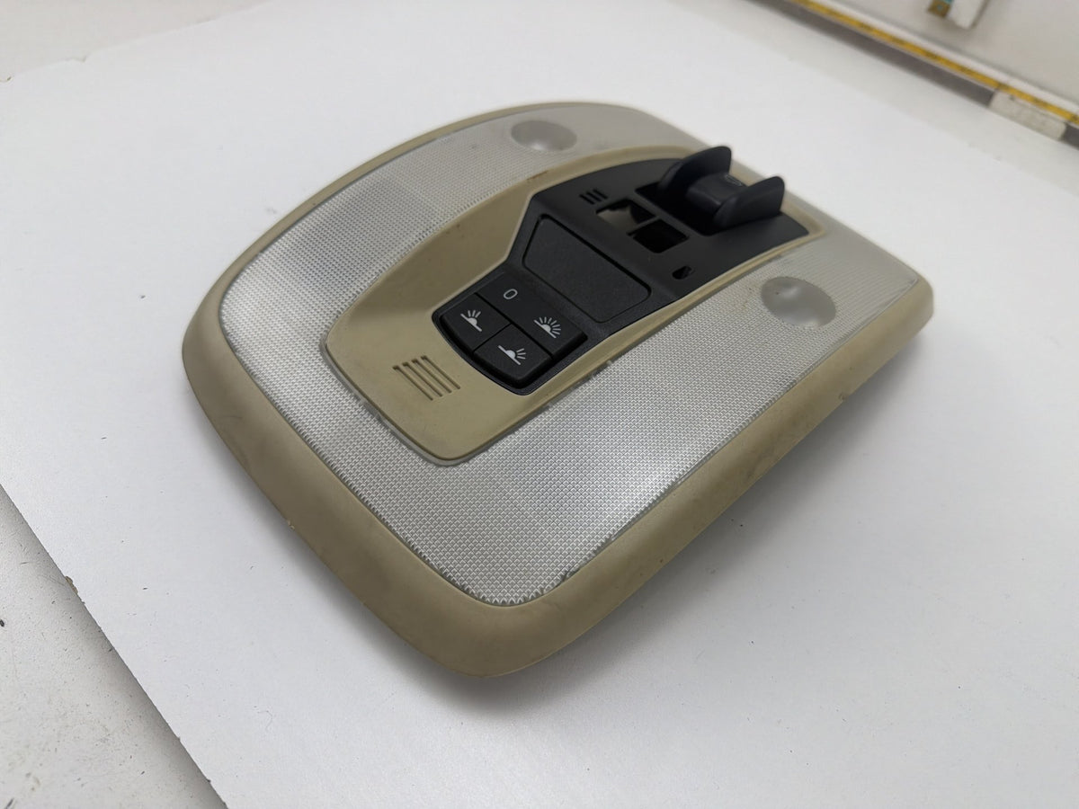2011-2018 Volvo S60 Front Overhead Roof Map Dome Light Console Bezel Beige OEM