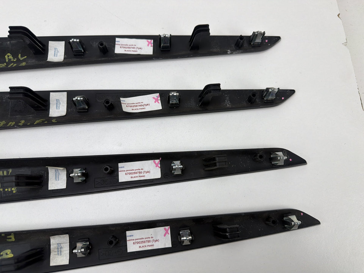 2014-2020 Maserati Quattroporte Front Rear Right Left Side Door Trim Set OEM
