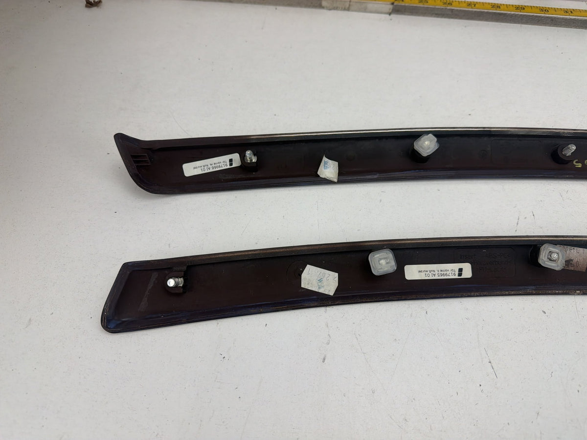 2009-2011 BMW 335i xDrive Front Left & Right Door Trim Cover Panel Set of 2 OEM