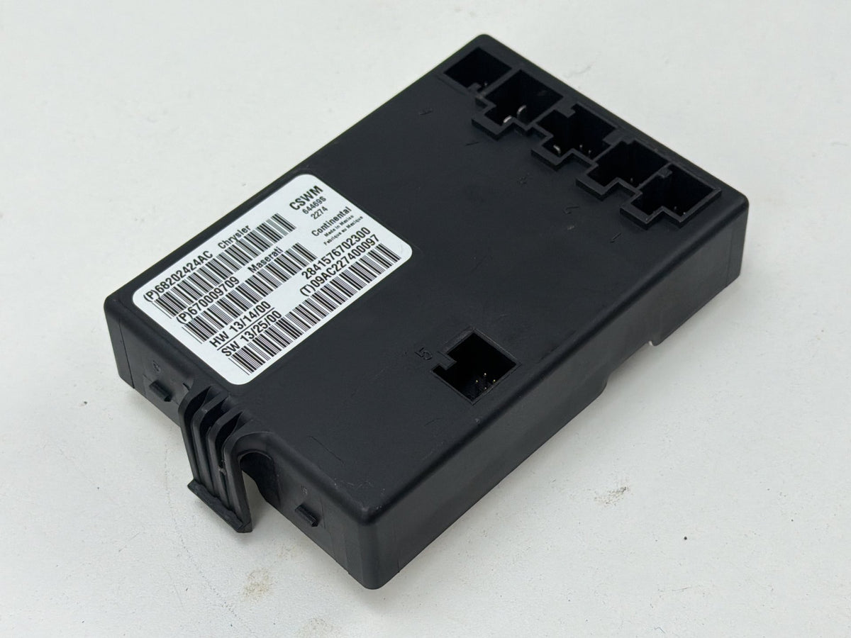 2014-2017 Maserati Quattroporte Front Right Side Power Seat Control Module OEM