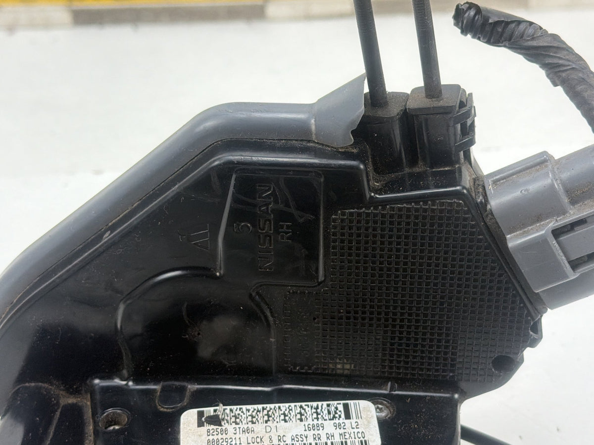 2013-2018 Nissan Altima Rear Right Side Door Lock Actuator Latch Carrier OEM