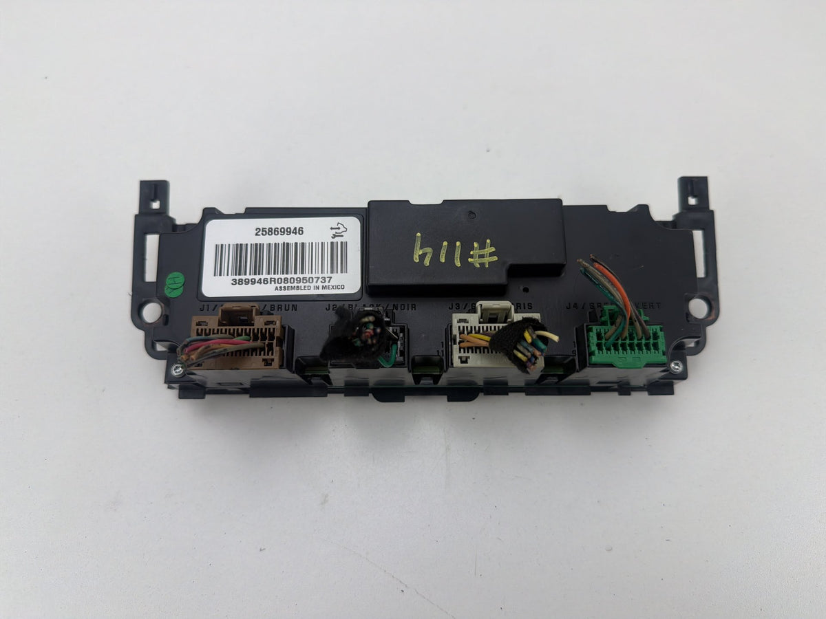 2007-2011 GMC Yukon - Heater AC Temperature Climate Control 25869946 OEM