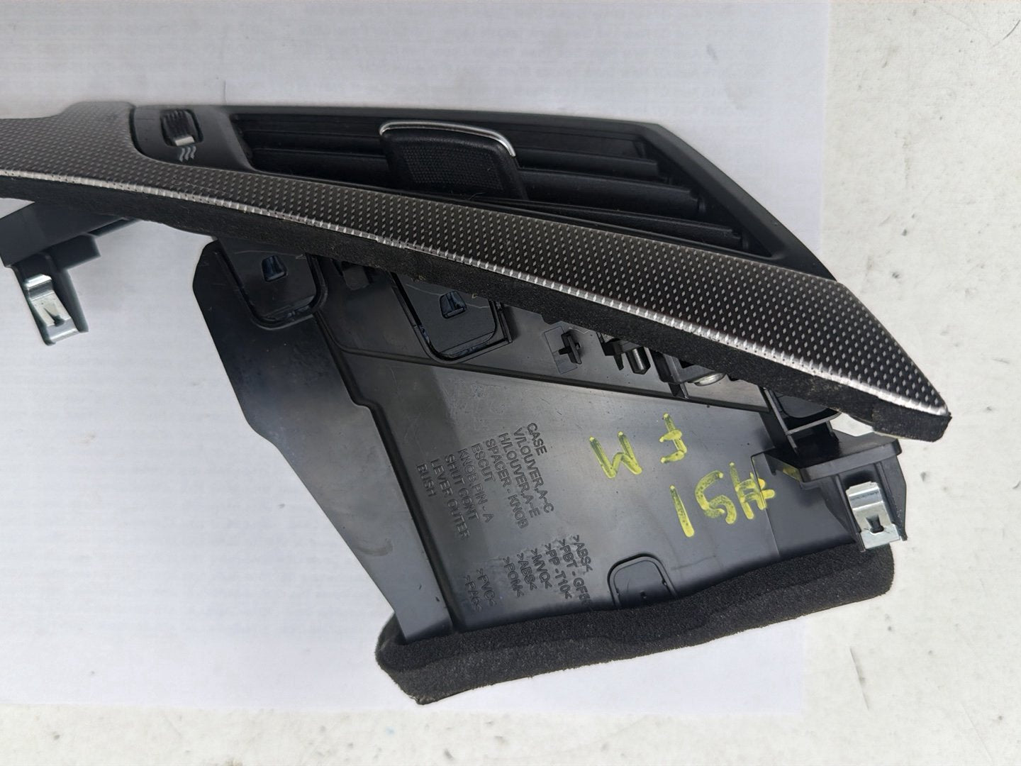 2014-2023 Infiniti Q50 Center Right Dash AC Air Vent Trim Bezel OEM