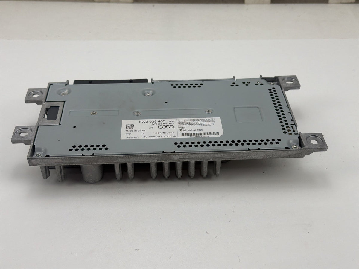 2017-2023 Audi A4 Radio Amplifier AMP Trunk Mounted 8W0035465 OEM
