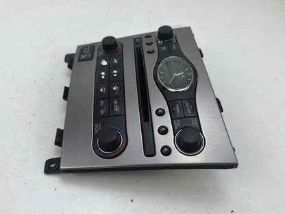 2008-2013 Infiniti G37 Climate Control & Sound Radio Control Panel OEM