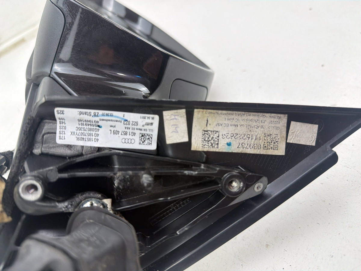 2012-2018 Audi A6 Front Left Driver Side Power Door Mirror 4G1857409L OEM