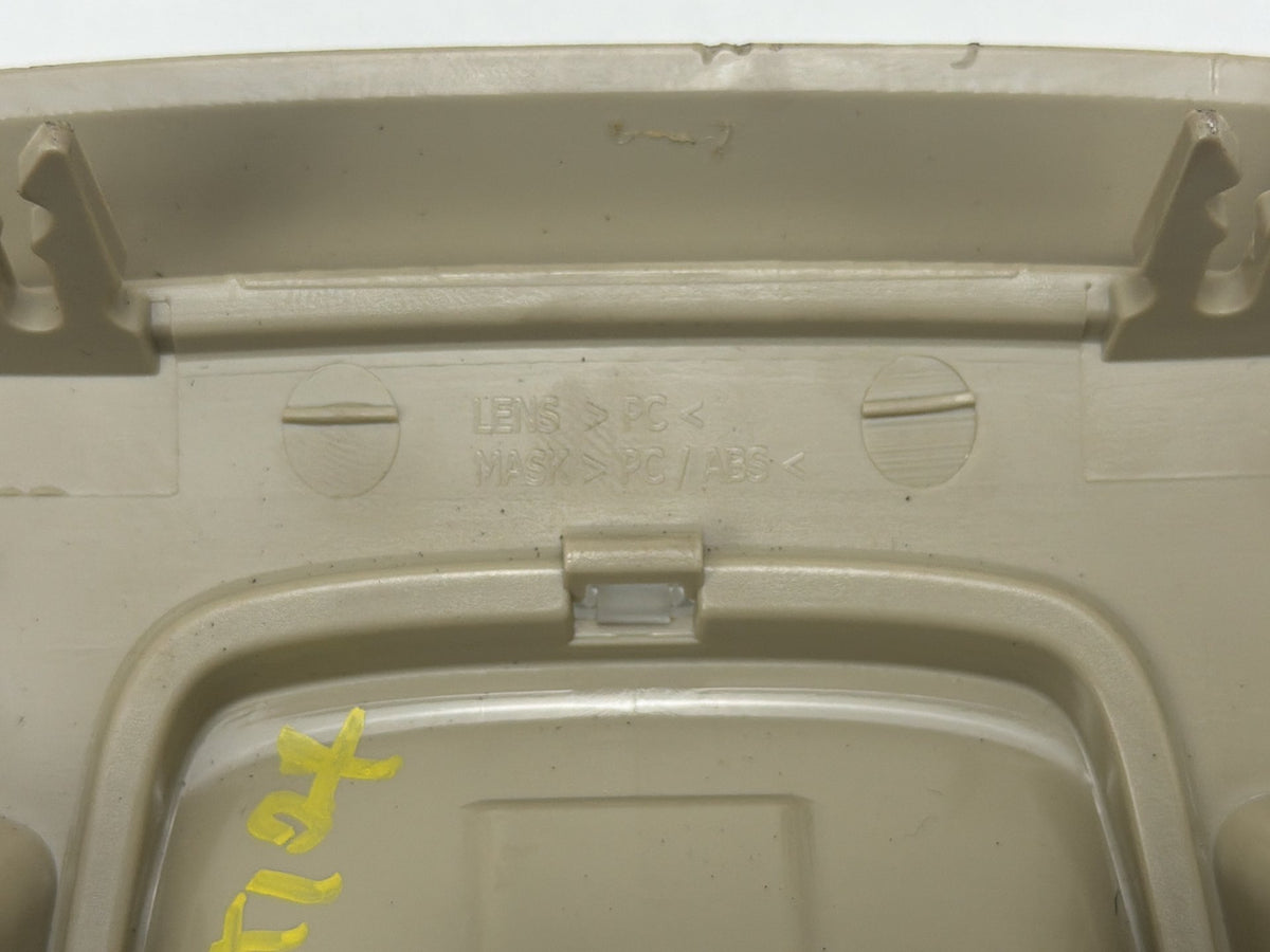 2011-2018 Volvo S60 Front Overhead Roof Map Dome Light Console Bezel Beige OEM