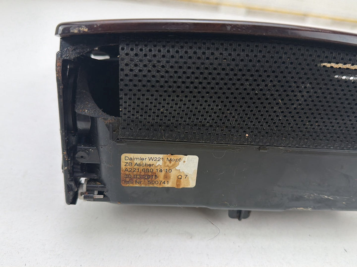 2007-2013 Mercedes-Benz S-Class W221 Ashtray Cup Holder Trim A2216801410 OEM