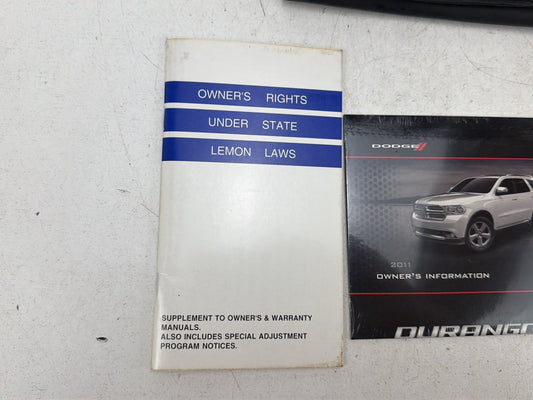 2011 Dodge Durango WD Owners Manual Set with Case OEM