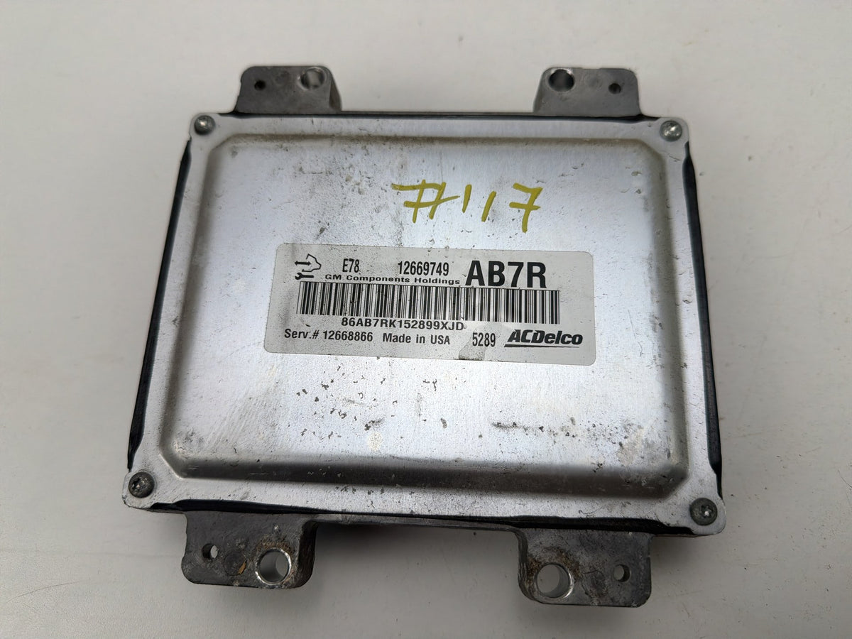 2012-2016 Chevrolet Cruze 1.4L Engine Control Module Unit ECU 12669749 OEM