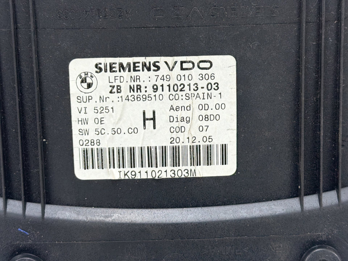 2006-2013 BMW 325I 328I E90 Instrument Cluster Speedometer 9110213-03 OEM