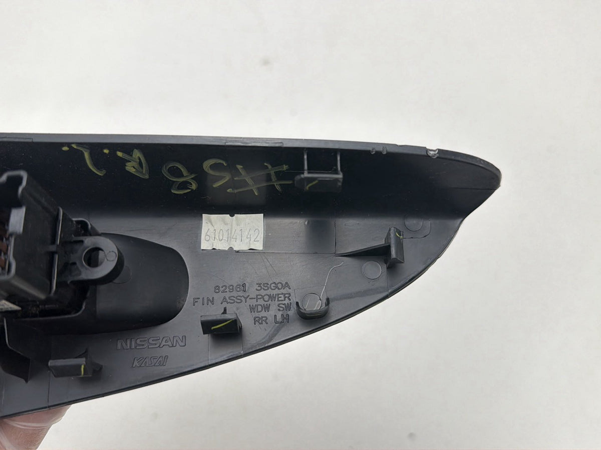2017-2019 Nissan Sentra B17-Rear Left Driver Window Switch Bezel 82961-3SG0A OEM