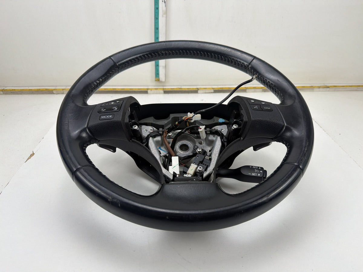 2006-2013 Lexus IS250 Steering Wheel w/ Shift Paddles Black GS120-02380 OEM