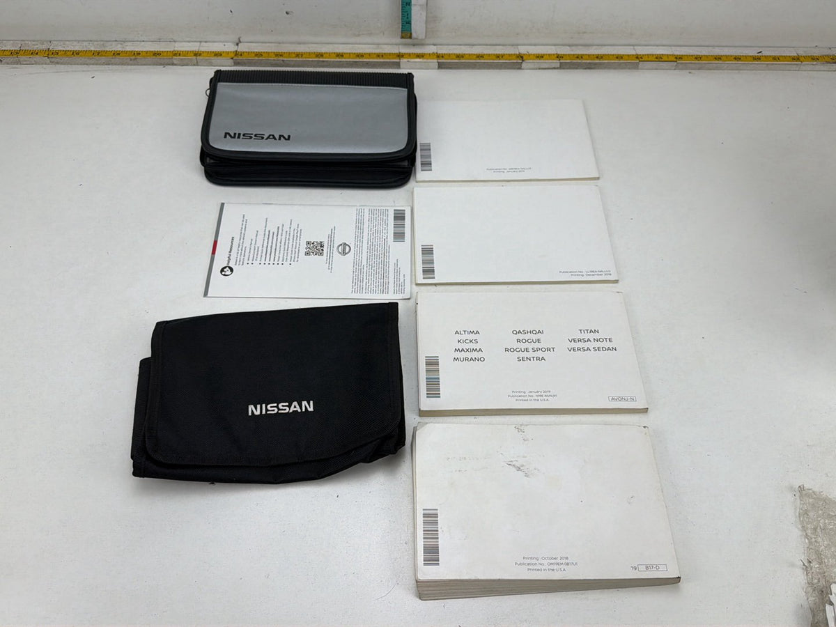 2015-2019 Nissan Sentra Owners Manual Book Set OEM